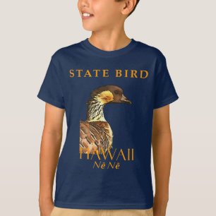 T-shirt Oiseau du Territoire d'Hawaï L'Oie Hawaïenne