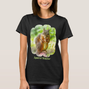 T-shirt Oiseau écureuil Peinture animale
