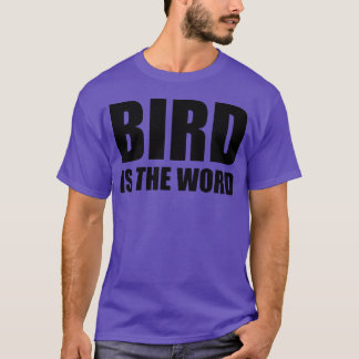 T-shirt oiseau est le mot famille