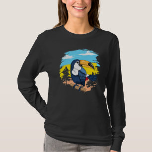 T-shirt Oiseau Exotique Toucan Tropiques Animal de la Jung