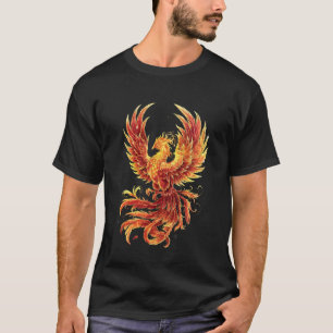 T-shirt Oiseau fantastique oiseau mythique Phénix en plein