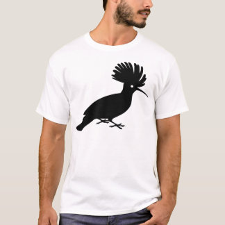 T-shirt Oiseau flamboyant noir de huppe
