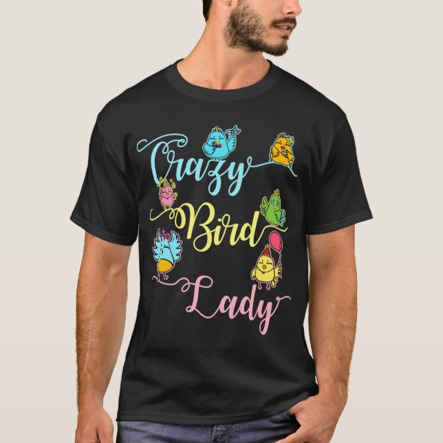 T-shirt Oiseau fou Lady Oiseau Oiseau Oiseau Observateur O (Devant)