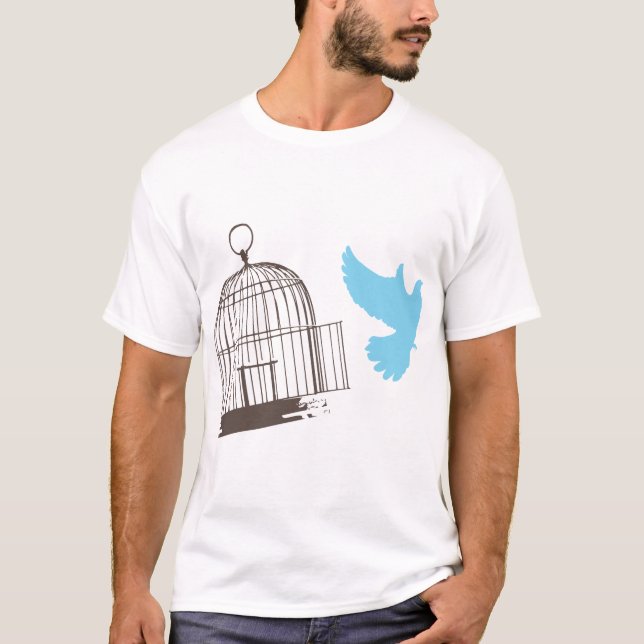 T-shirt Oiseau libre (Devant)