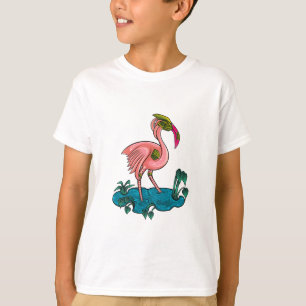 T-shirt Oiseau mécanique, Robot mécanique Flamant rose ros