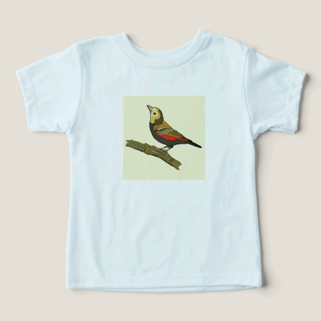 T-Shirt Oiseau Mignon  (Design Recto)