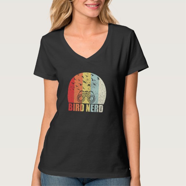 T-shirt Oiseau Nerd (Devant)