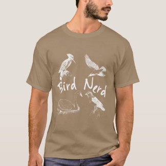 T-shirt Oiseau Nerd Oiseau ornithologue Oiseau Aile gi