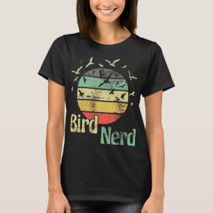 T-shirt Oiseau Nerd Rétro Oiseau Observation Oiseau Oiseau