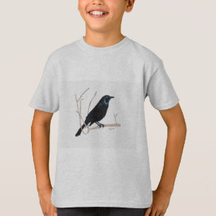 T-shirt oiseau-noir