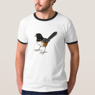T-shirt Oiseau repéré de Towhee, art original, observate