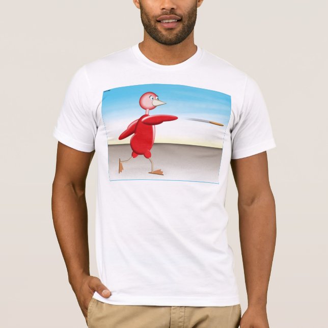 T-shirt Oiseau rouge (Devant)