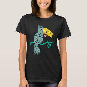 T-shirt oiseau souriant Positive