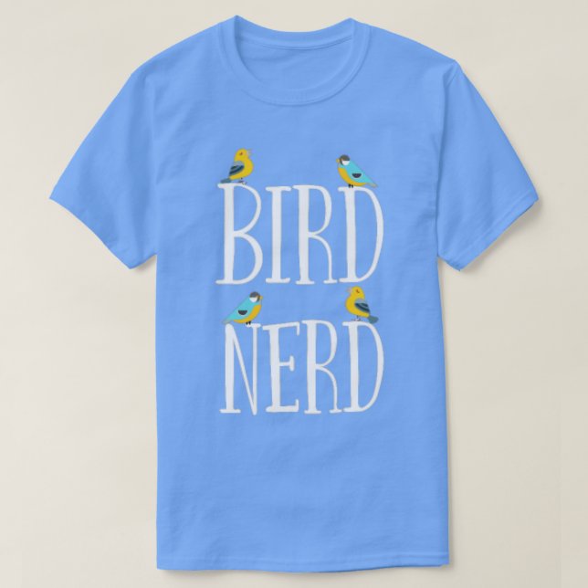 T-shirt Oiseau Watcher Drôle Design Oiseau Nerd (Design devant)