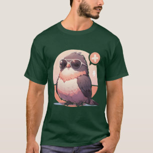 T-shirt Oiseaux Animaux amusants Forêt Créatures Animaux b