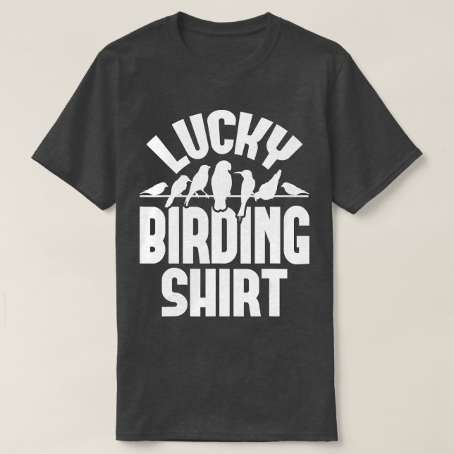 T-shirt Oiseaux chanceux Observateur Oiseau Observateur Oi (Design devant)