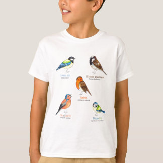 T-shirt Oiseaux colorés de jardin