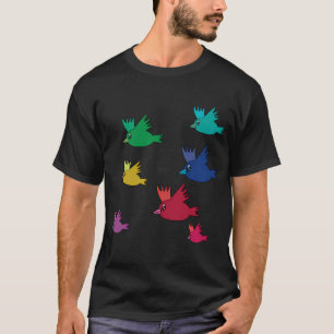 T-shirt Oiseaux colorés pour les enfants
