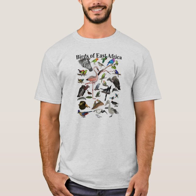 T-shirt Oiseaux d'Afrique de l'Est (Devant)