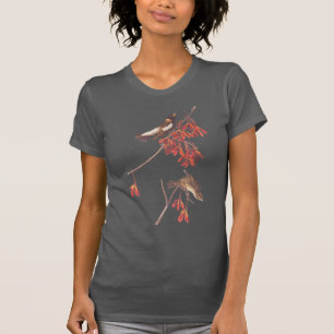T-shirt Oiseaux de brume de riz d'Audubon dans l'érable à