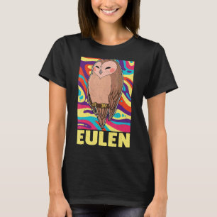 T-shirt Oiseaux de hibou Ornithologue Biologie Biologiste