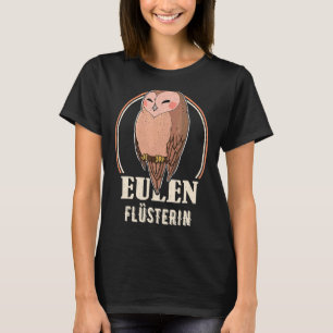 T-shirt Oiseaux de hibou Ornithologue Biologie Biologiste