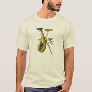 T-shirt Oiseaux de Martin pourpre John James Audubon de