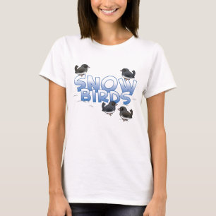 T-shirt Oiseaux de Neige