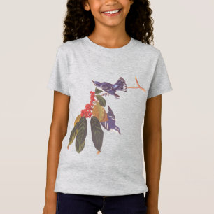 T-Shirt Oiseaux de Paruline bleu-vert d'Audubon
