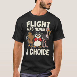 T-shirt Oiseaux drôles incapables de voler Mème Manchot Ki