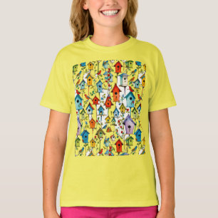 T-shirt Oiseaux floraux