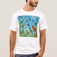 Oiseaux géométriques - Liberté en vol