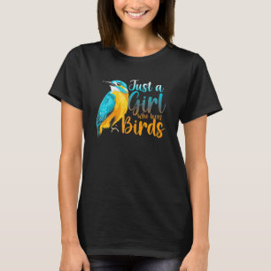 T-shirt Oiseaux Juste Une Fille Qui Aime Les Oiseaux