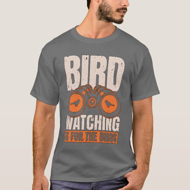 T-shirt Oiseaux observer sa retraite ornithologique de l'O (Devant)