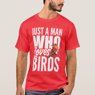 T-shirt Oiseaux Oiseaux Oiseaux Oiseaux Cadeau vintage
