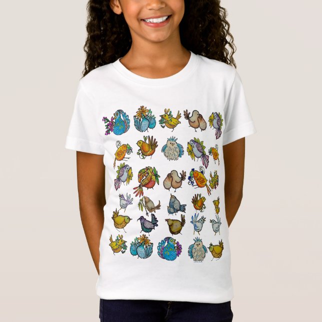 T-Shirt Oiseaux & petits oiseaux (Devant)