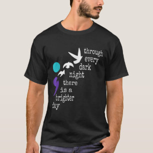 T-shirt Oiseaux Point-virgule Cadeau Prévention de la sens