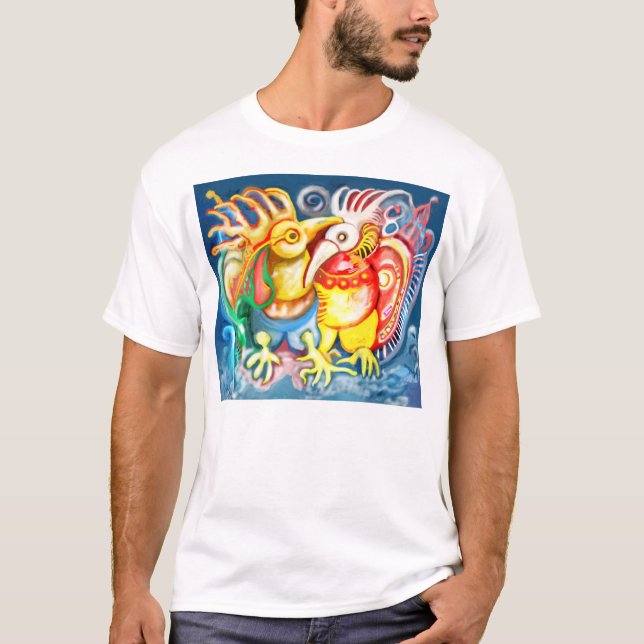 T-shirt Oiseaux précolombiens (Devant)
