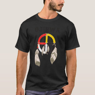 T-shirt Ojibwa Anishinaabeg Personnes Native American Medi