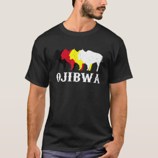 T-shirt Ojibwa Anishinaabeg Personnes Native American Medi