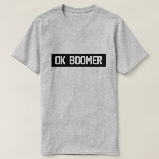 T-SHIRT OK BOOMER (Design devant)