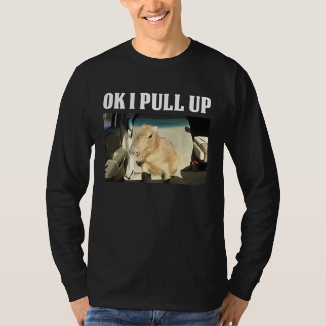T-shirt Ok I Pull Up Capybara (Devant)