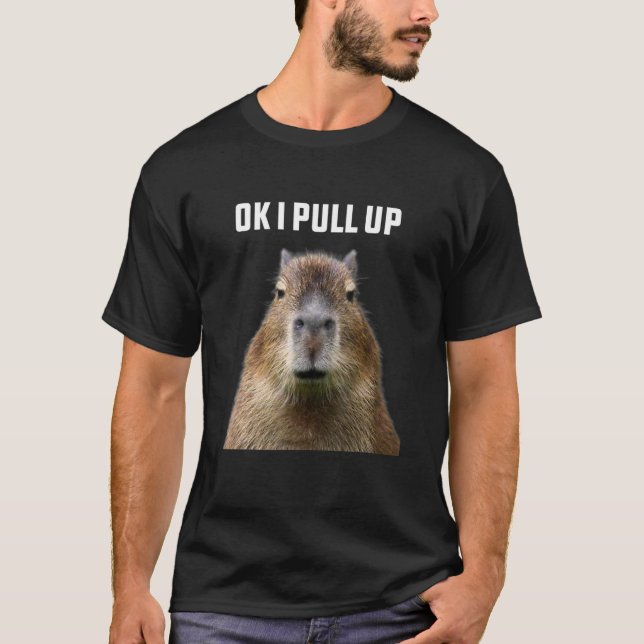 T-shirt Ok, J'Ai Retiré Capybara (Devant)