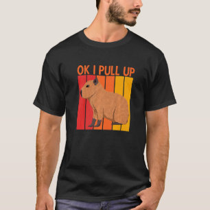 T-shirt Ok J'Ai Tiré Capybara Meme Retro Vintage