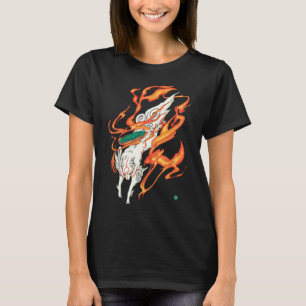 T-shirt Okami Amaterasu Dieu du Soleil Loup La Grande Vagu