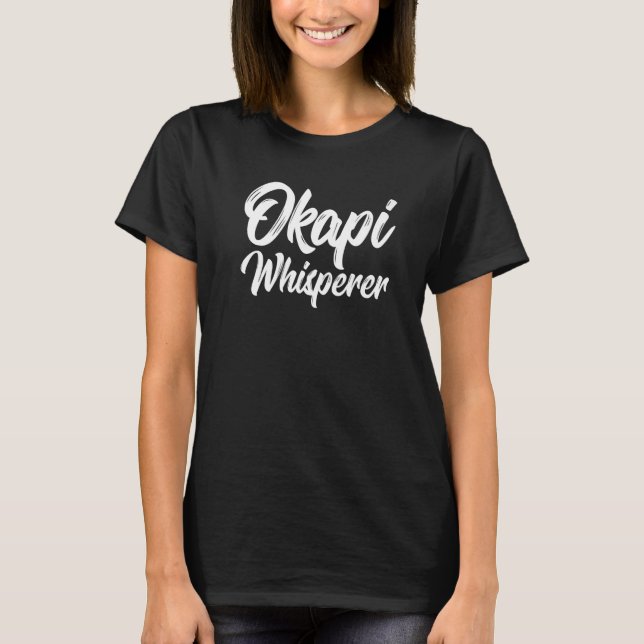 T-shirt Okapi Squad Endangered Animal Species  Cute Okapi  (Devant)