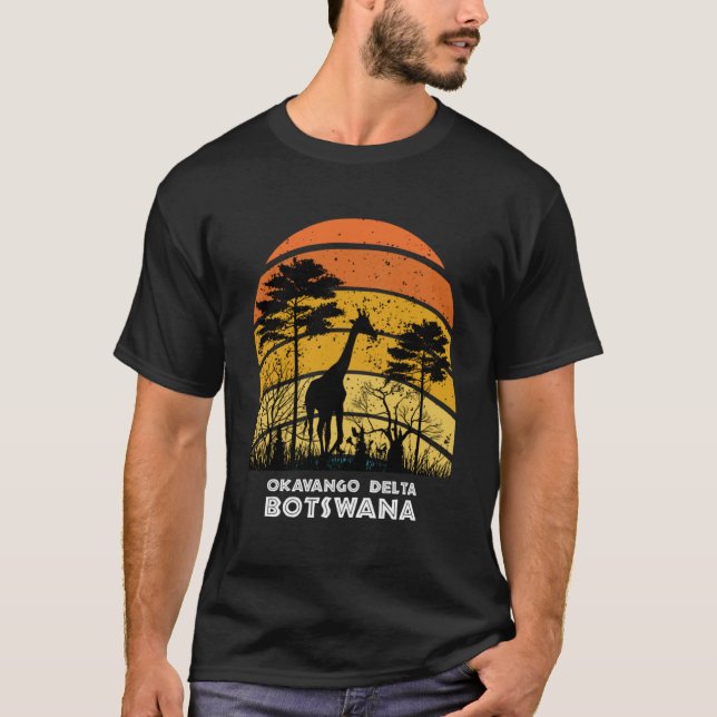 T-shirt Okavango Delta Botswana Safari National Park Jeu (Devant)