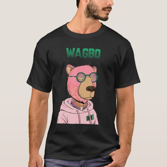 T-shirt OKAYBear NFT Meilleure communauté WAGBO (Devant)