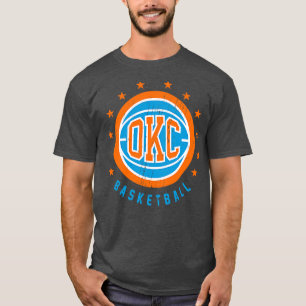T-shirt OKC Basketball Vintage désorganisé