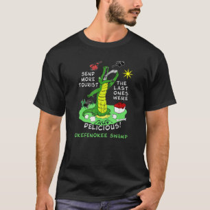 T-shirt Okefenokee Swamp Alligator Envoyer Plus De Souv To